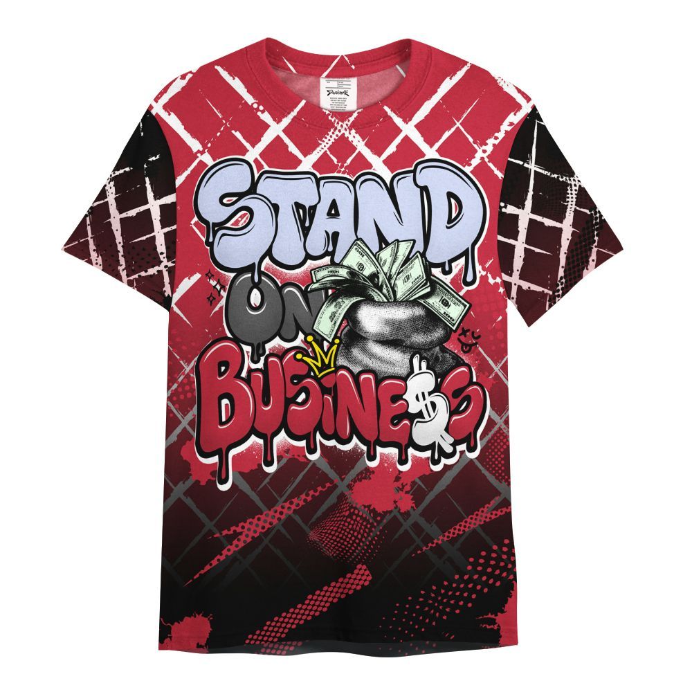 Shirt To Match Toro Bravo 6s - Halftone Stand Business Dripping All Over Print