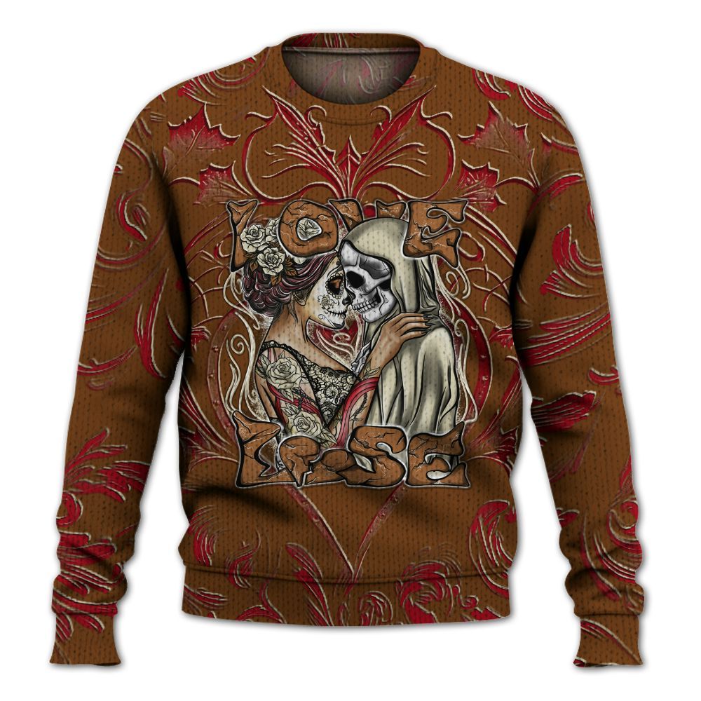 Knitted Sweater To Match Archaeo Brown 5s - Loves Lose Gothic