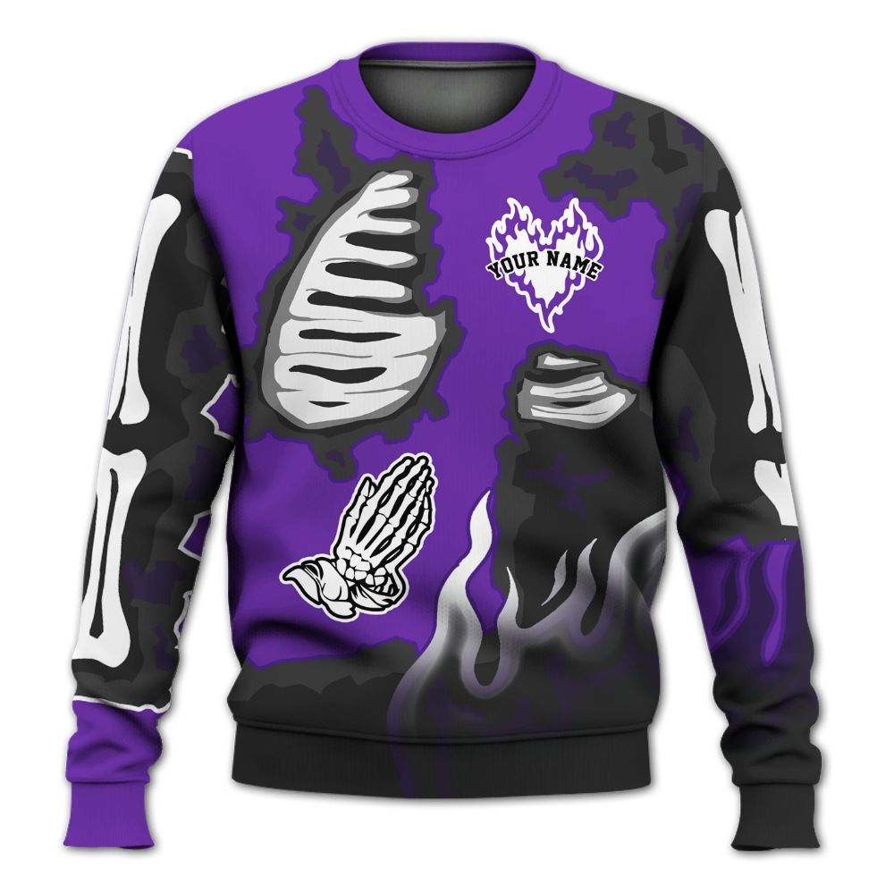 Sweatshirt To Match Kobe 9 Elite Low Moonwalker - Dislike Us Graphic Burning Custom Name All Over Print