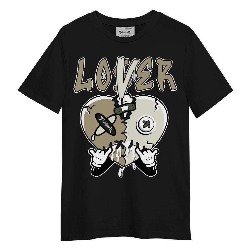 Shirt To Match Low OG Medium Olive 1s - Loser Lover Drip Heart Graphic
