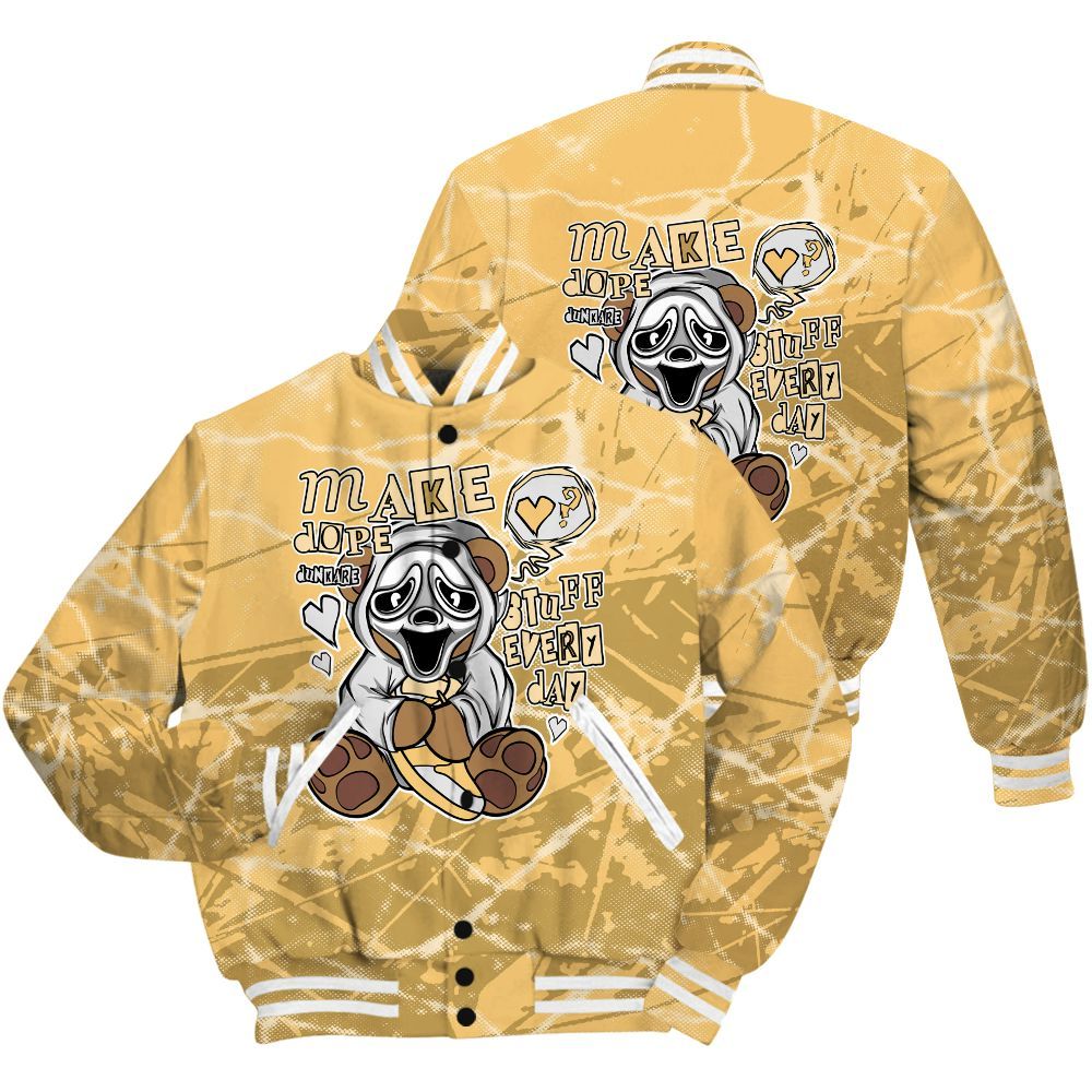 Varsity Jacket To Match Craft Paris 6s Shirt - Make Dopes Bear Profound All Over Print