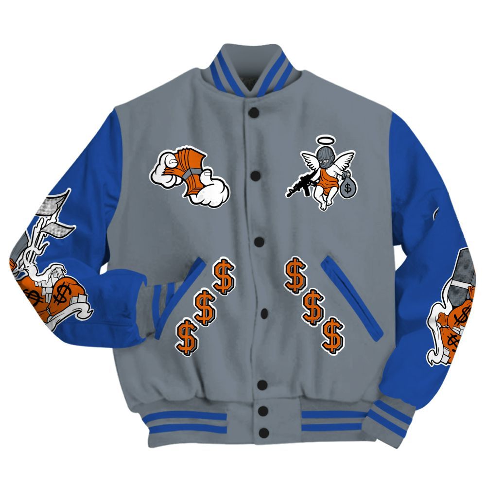 Varsity Jacket To Match RS-X GS League - Ones Move In Silence Graphic All Over Print