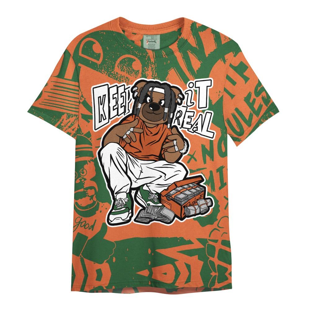 Shirt To Match Low Miami 5s - Keep_in Auth Bear Monogram Graffiti Shirt Unisex