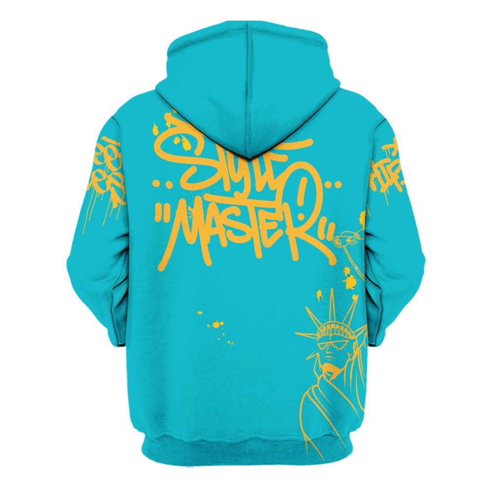 Hoodie To Match Retro Aqua 5s - Graphic Fck Around Find Out All Over Print