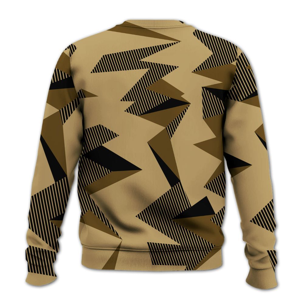 Sweatshirt To Match Black LD 1000 - Geometric Camouflage Pattern All Over Print