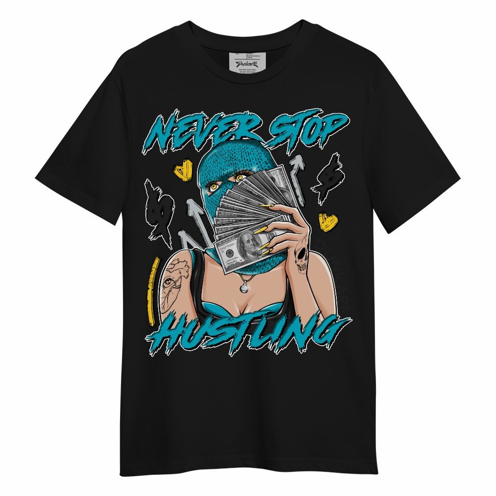 Shirt To Match Retro Aqua 5s - Hustling Unique Unisex Shirt