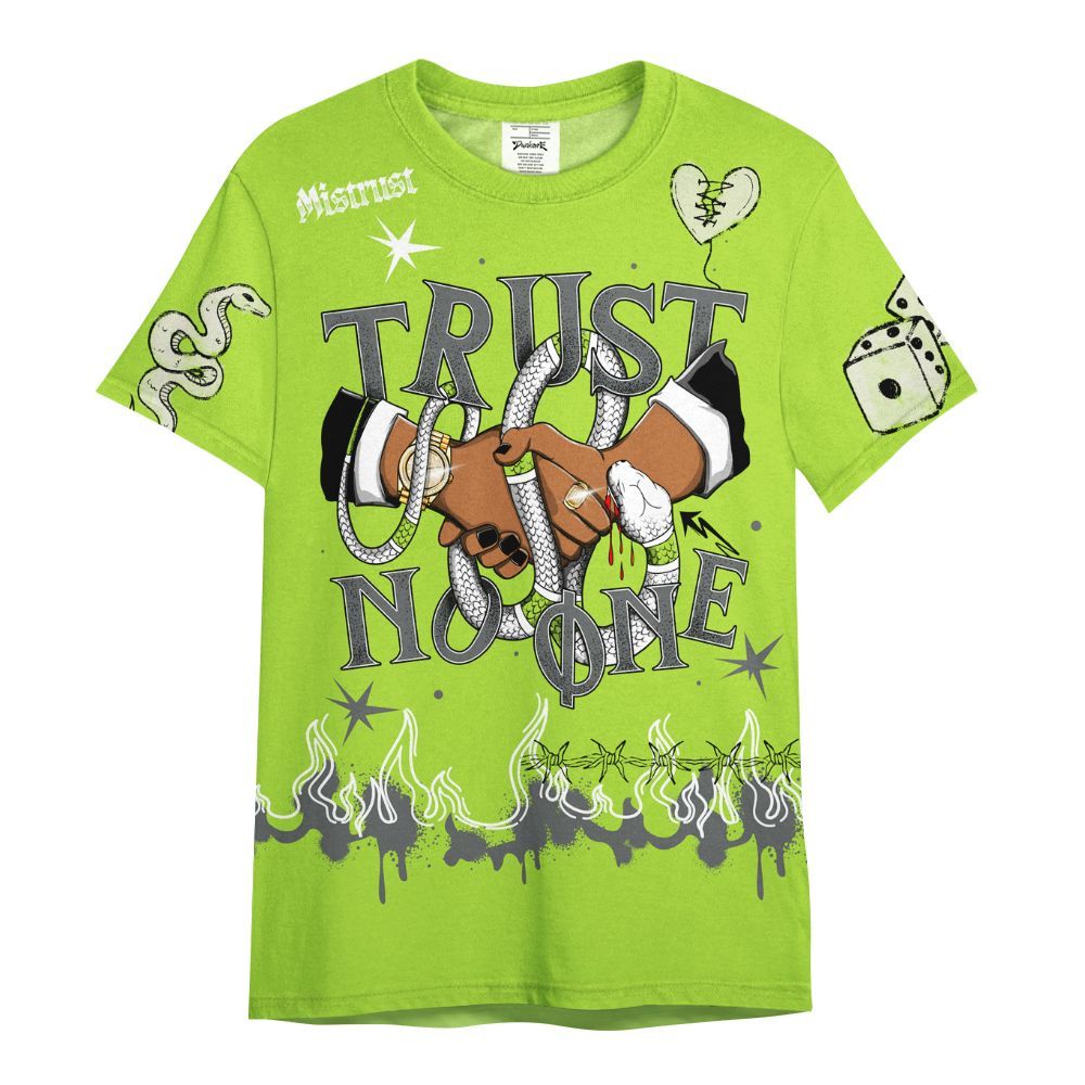Shirt To Match Air Max 95 Neon - Trust No One Snake-Bite Doodle Crayon All Over Print