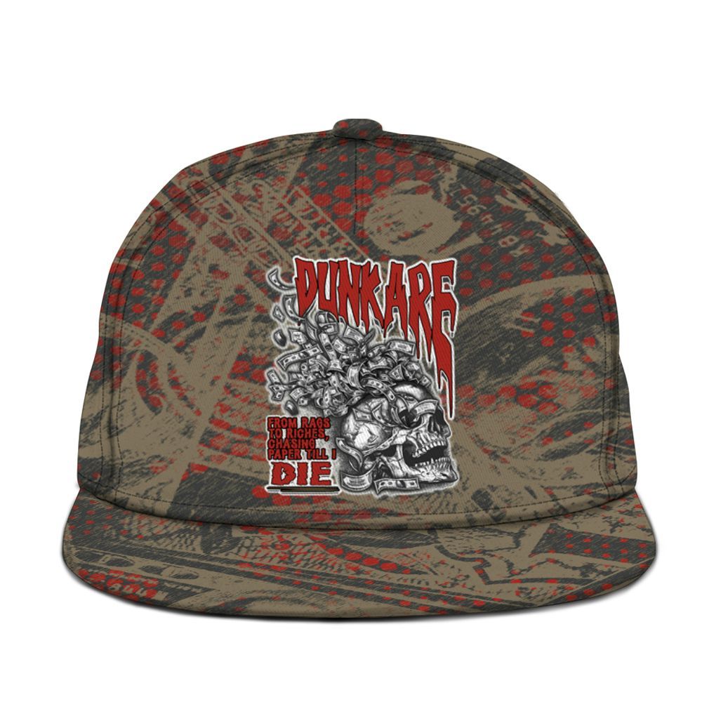 Snapback To Match Olive 9s - From Rags To Riches Graphic