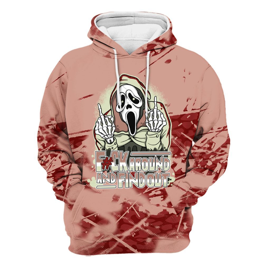 Hoodie To Match Valentines Day 3s - F#CK And Find Out Graphic All Over Print