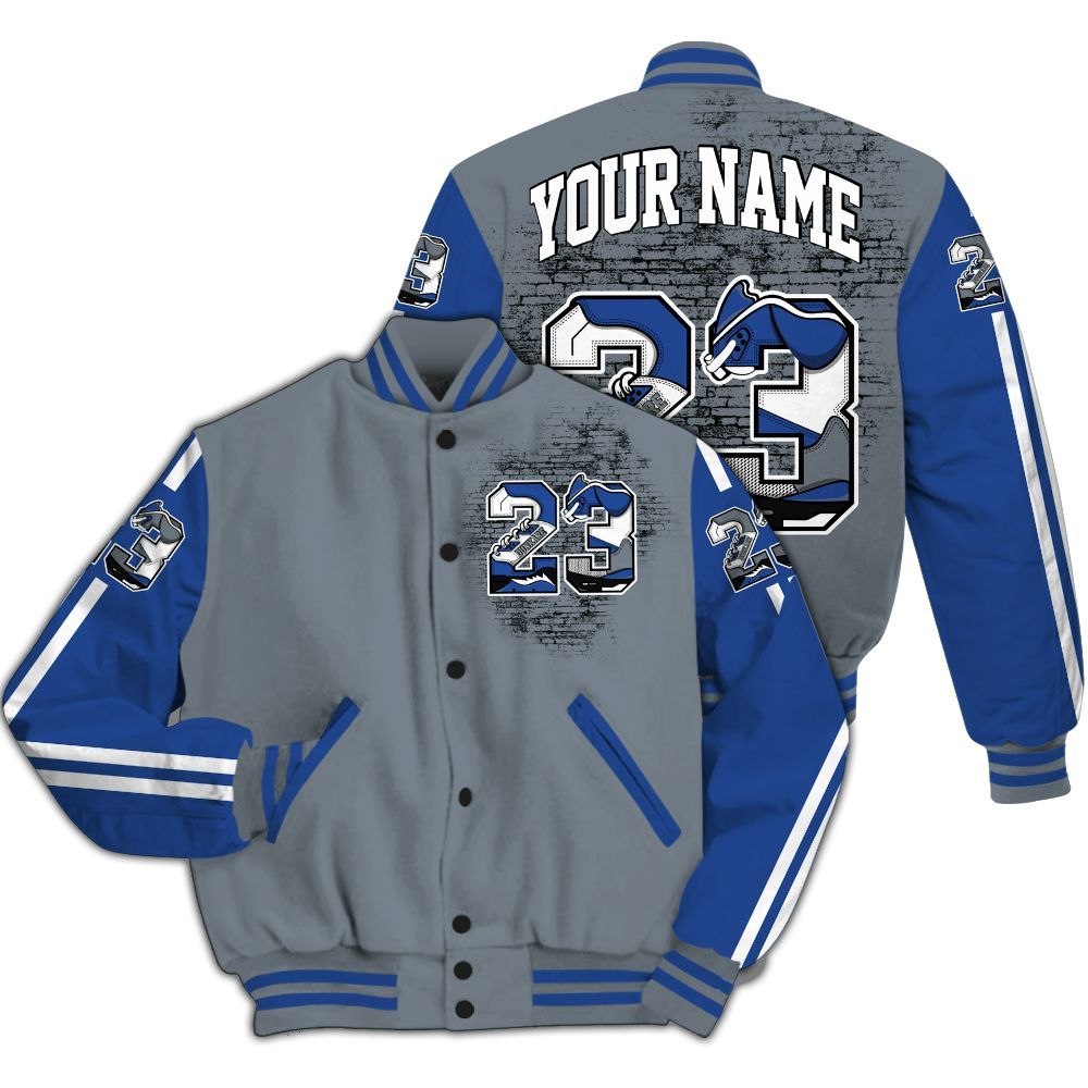 Varsity Jacket To Match RS-X GS League - Custom Name Number 23 5s All Over Print