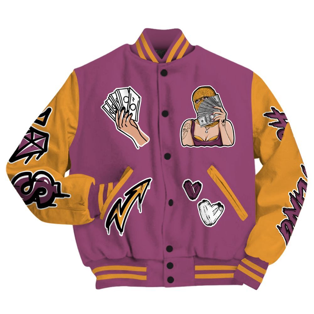 Varsity Jacket To Match High OG Brotherhood 1s - Hustling Unique All Over Print