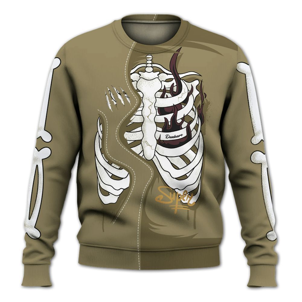 Sweatshirt To Match Black Olive 7s - It's The Kick For Me All Over Print