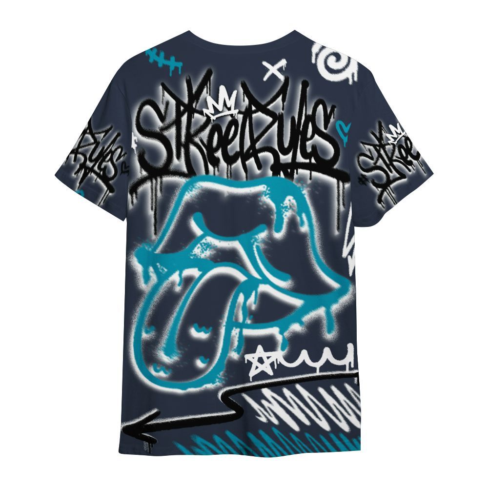 Shirt To Match Retro Obsidian 13s - Break Rules Streetwear All Over Print
