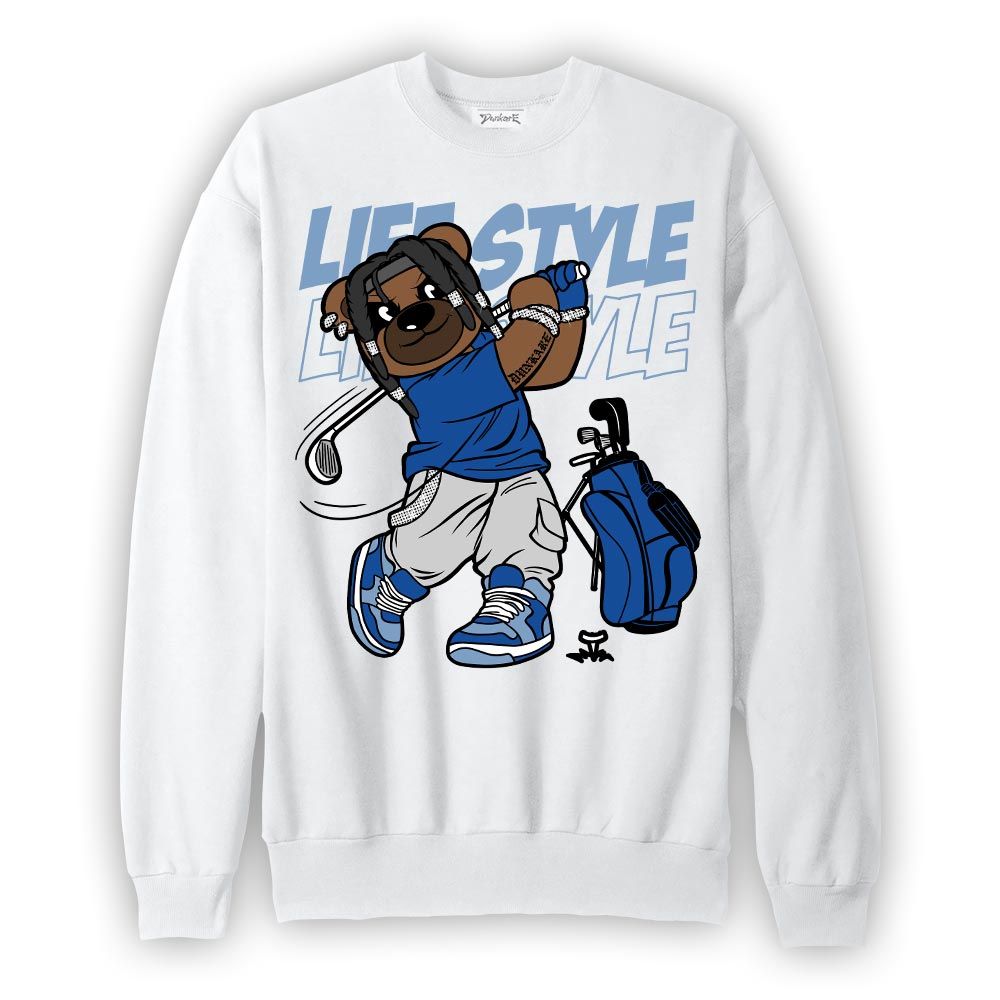 Sweatshirt To match Low Space Royal 11s Sweatshirt - Way Of Living Bear Graphic