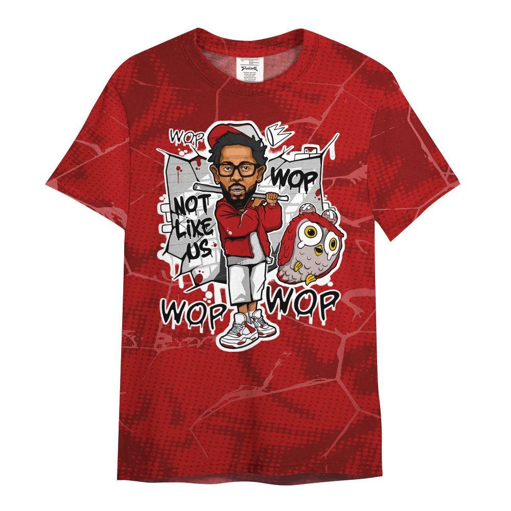 Shirt To Match Red Taxi 12s - None Like ComptonCity Graphic Crack All Over Print