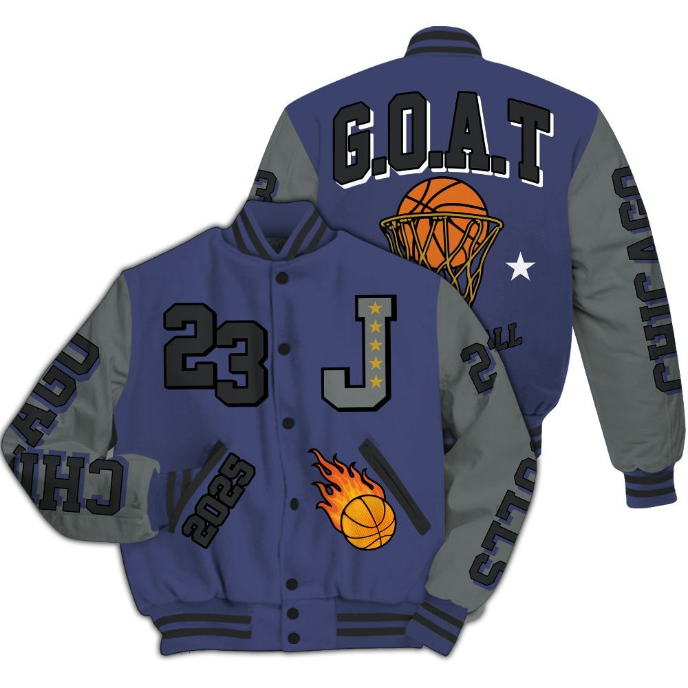 Varsity Jacket To Match Lakeshow 4s - Chicago 23 Basketball All Over Print