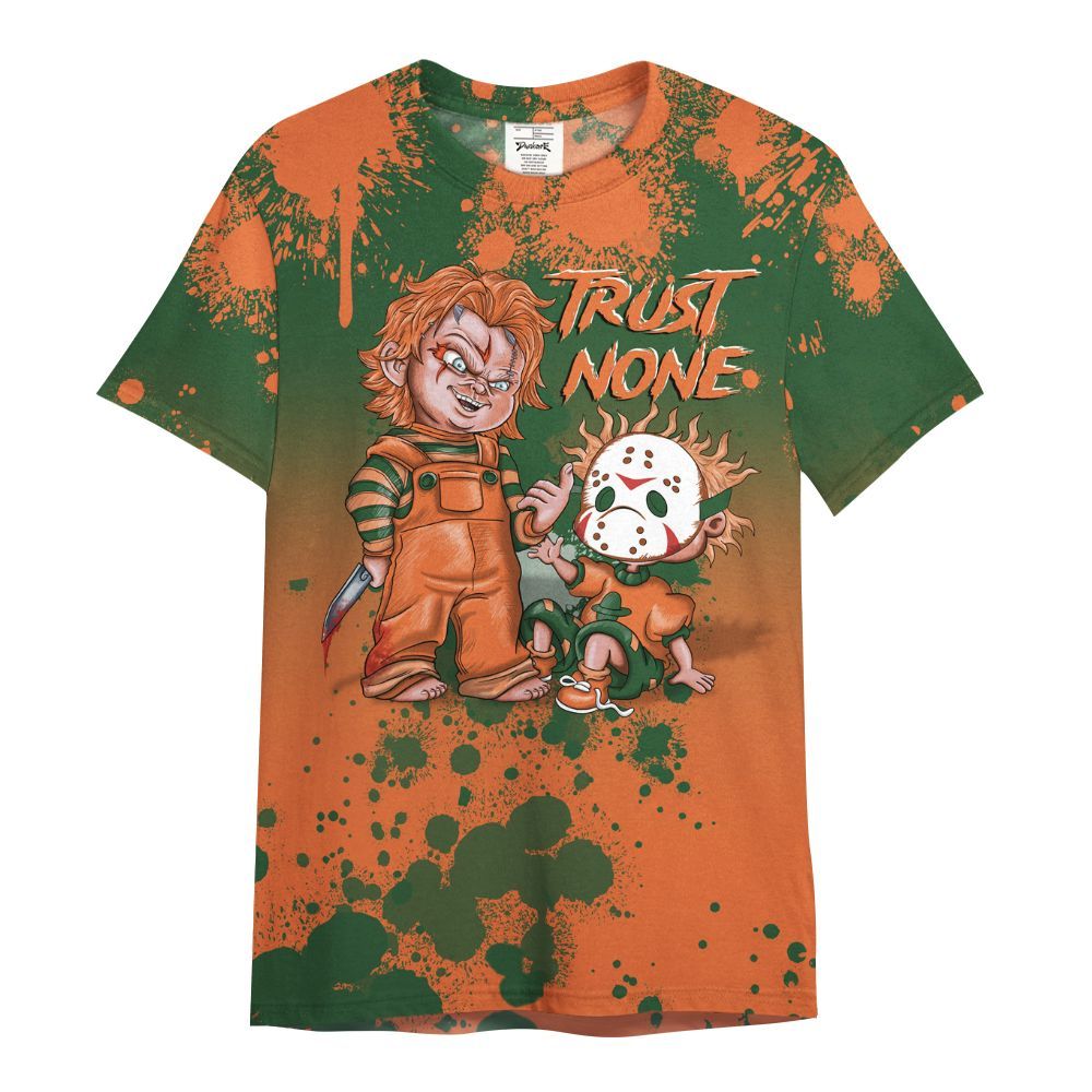 Shirt To Match Low Miami 5s - Trust No One Scary All Over Print