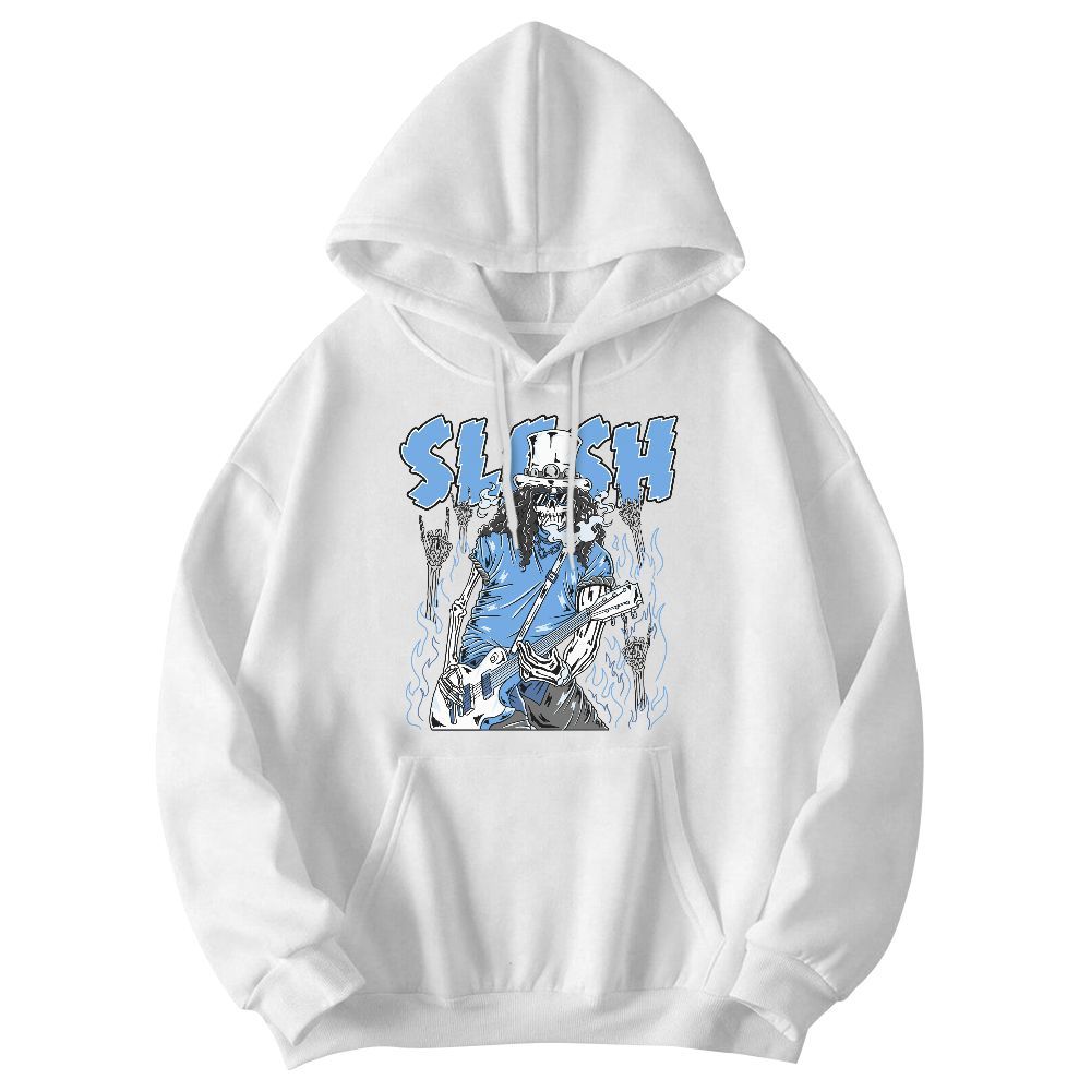 Sweatshirt To Match University Blue 6s - Slash Skeleton Graphic