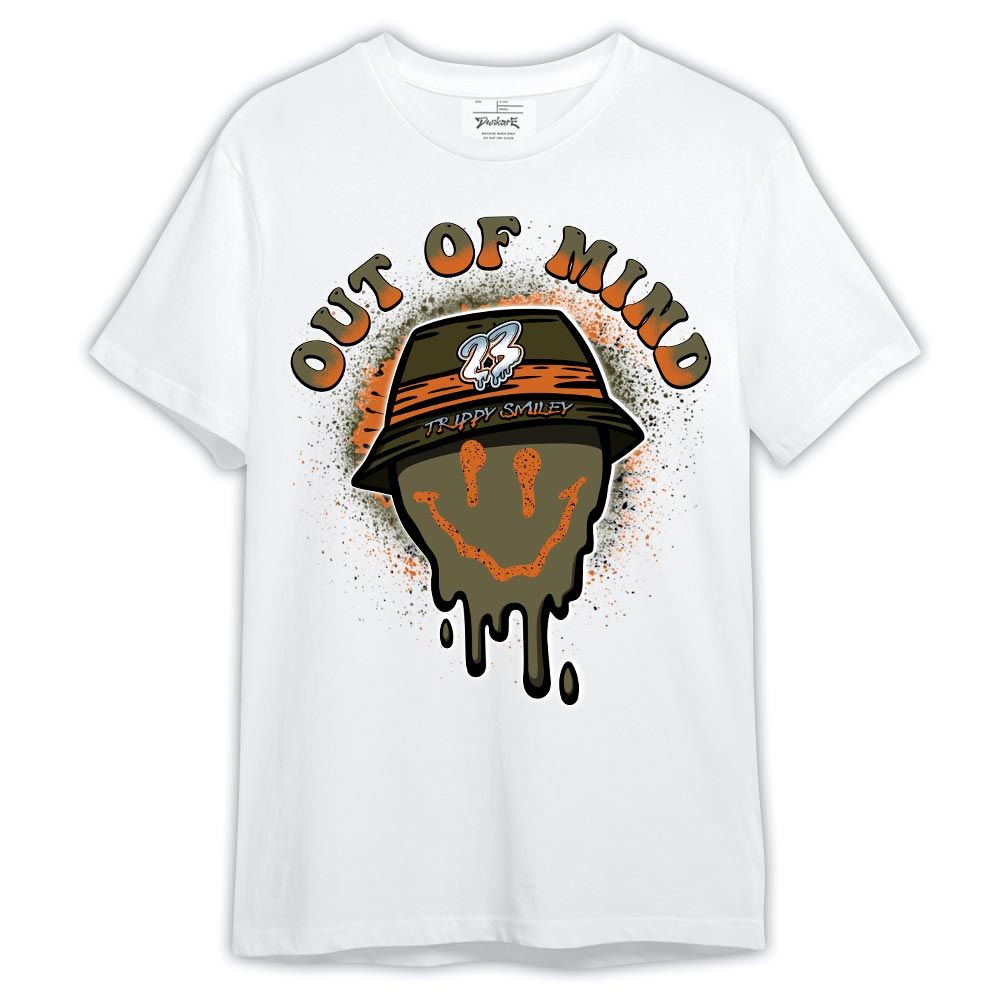 Shirt To Match Olive 5s - Trippy Smiley T-Shirt Outfit