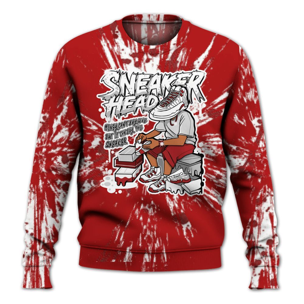 Sweatshirt To Match Red Taxi 12s - Sneakers Headache Graphic Luxury All Over Print