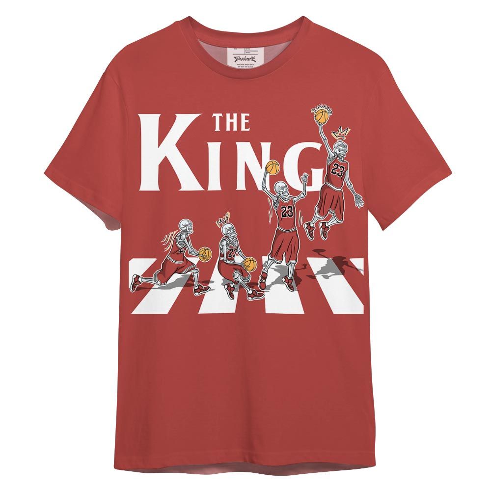 Shirt To Match Dune Red 13s - The King Basketball Shirt 3D Graphic Outfit 0705 TCD