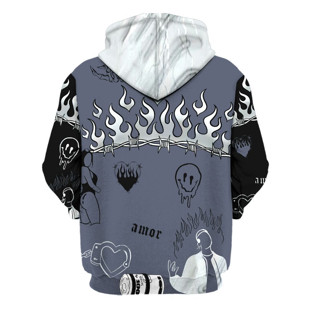 Hoodie To Match Air Foamposite Jin Kazama - Snake Trust No One All Over Print