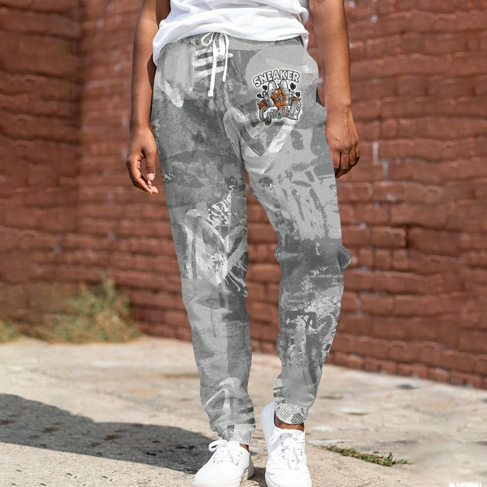 Sweatpant To Match Retro Wet Cement 4s - Sneakerz Girlz All Over Print