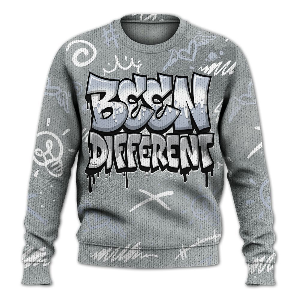 Sweater To Match White Metallic 2026 5s - Drip Been Di2ferent Graphic