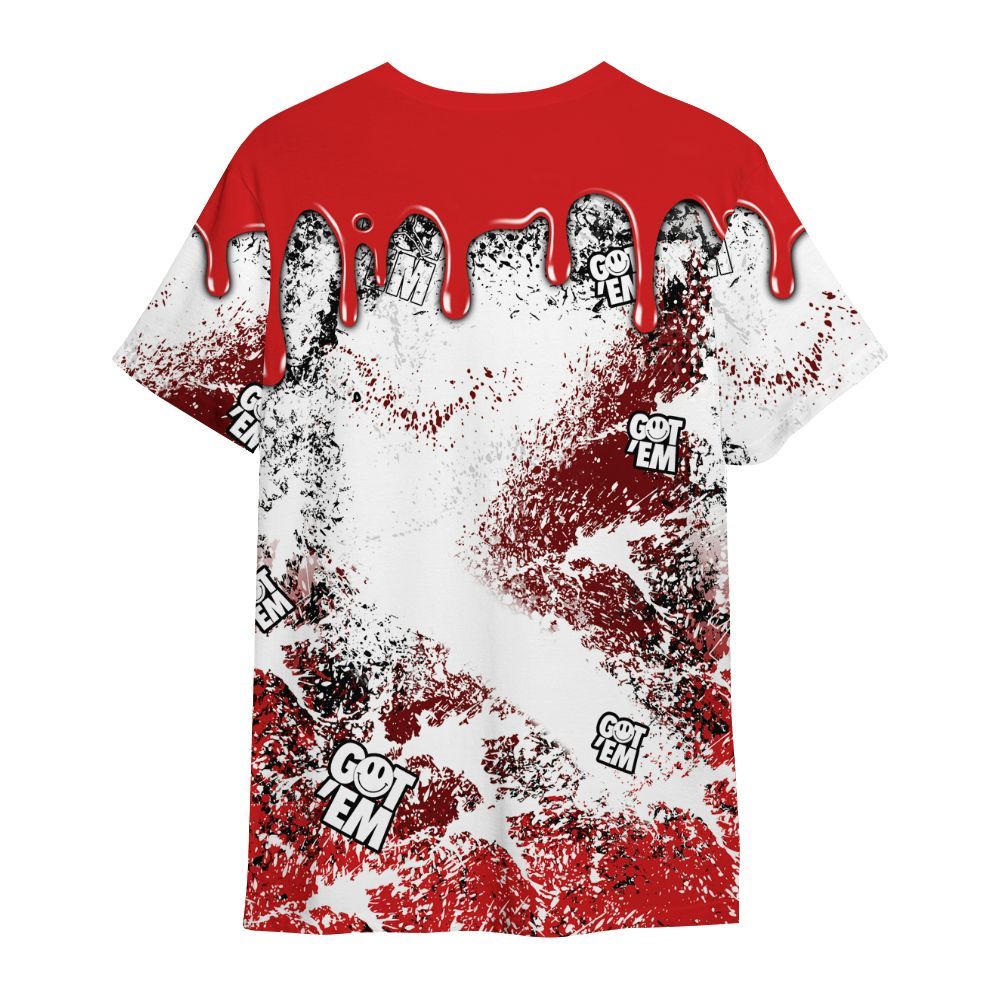 Shirt To Match Low Bred 11s - Dripping 23 Drip All Over Print