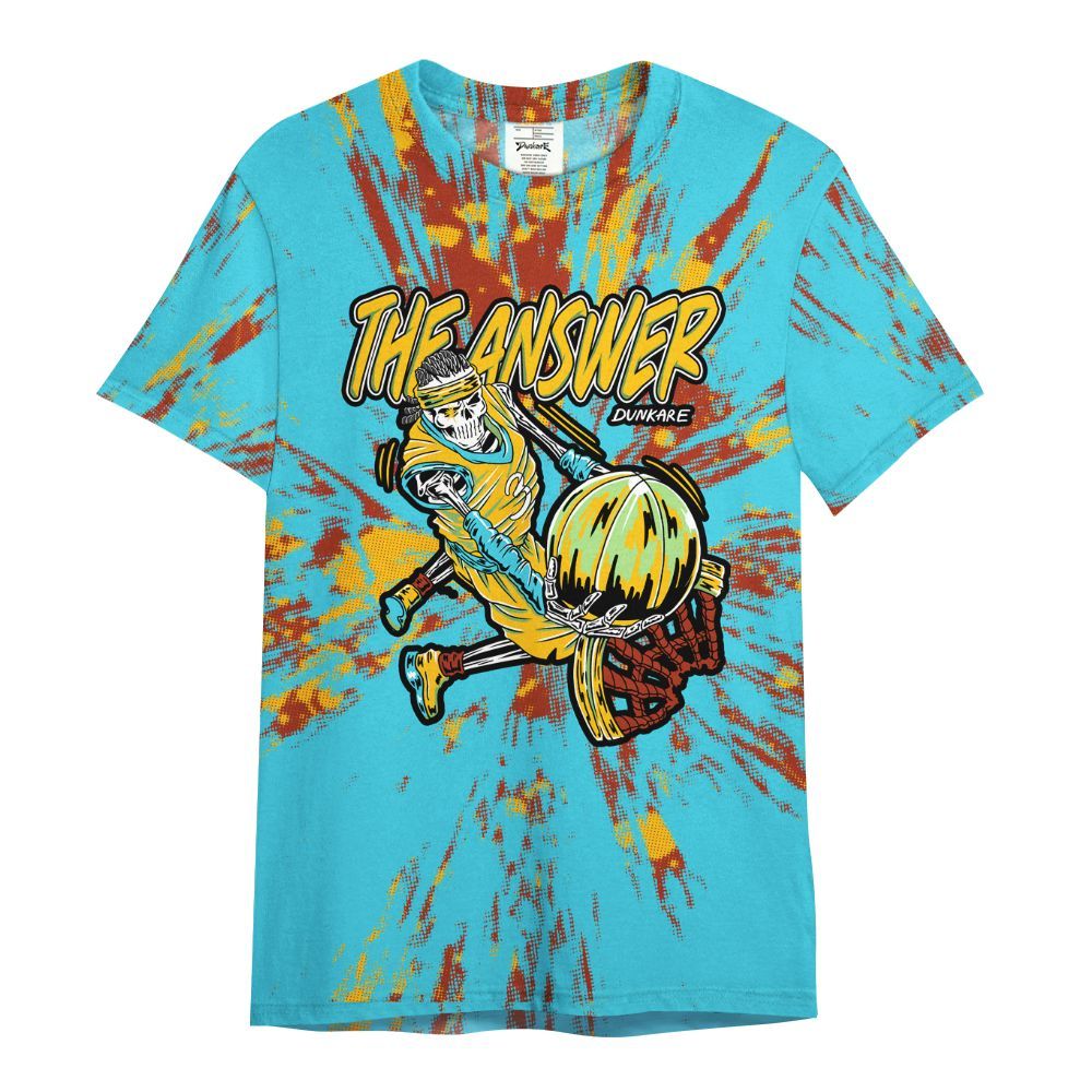 Shirt To Match SB Dunk Di'Orr Greenwood - The Answer Skeleton Luxury All Over Print