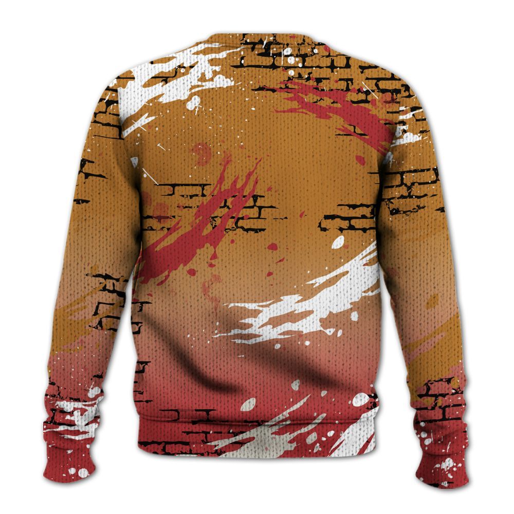 Knitted Sweater To Match Air Max Plus Sunset Swarovski - Values Of Loyalty Drip