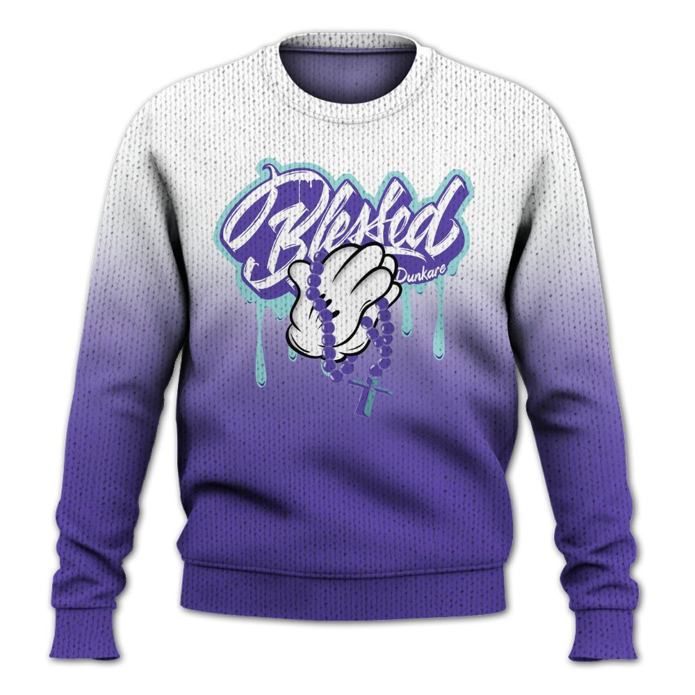 Knitted Sweater To Match Low Hornets 1s - God Blessed Drip