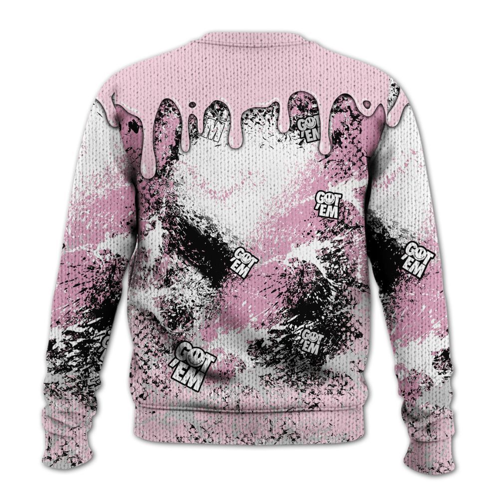 Knitted Sweater To Match Orchid 4s - Dripping 23 Drip