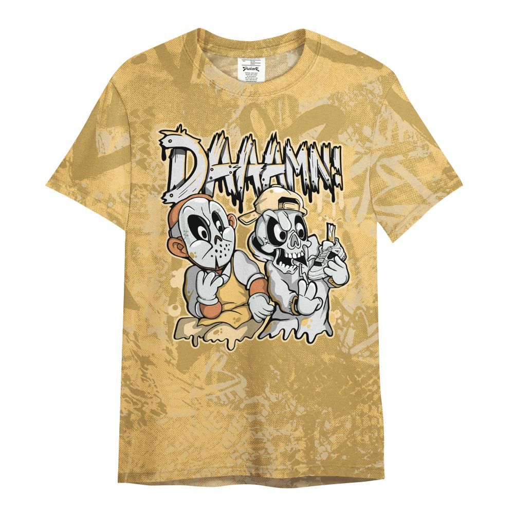 Shirt To Match Craft Paris 6s - Damn Shoe Graphic Heart Grunge All Over Print