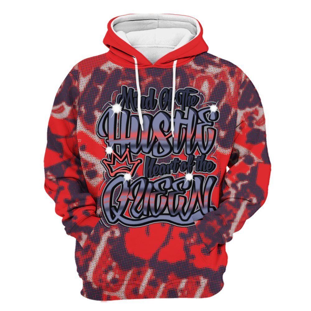 Hoodie To Match Low OG Howard Bison 1s - Hustles Heart Queens Street All Over Print