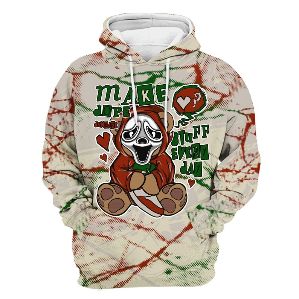 Hoodie To Match El Grito 5s - Make Dopes Bear Profound All Over Print