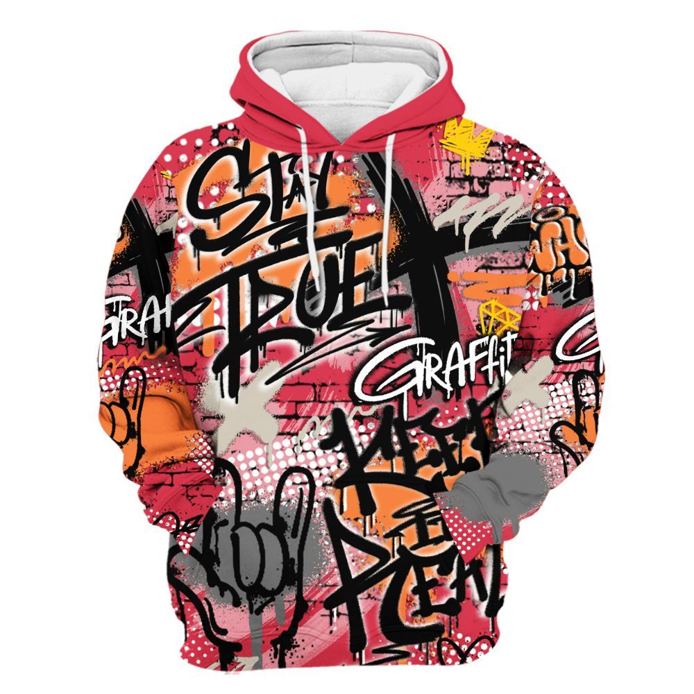 Hoodie To Match Air Max Portal Bright Ceramic - True It Real Graffiti Streetwear All Over Print