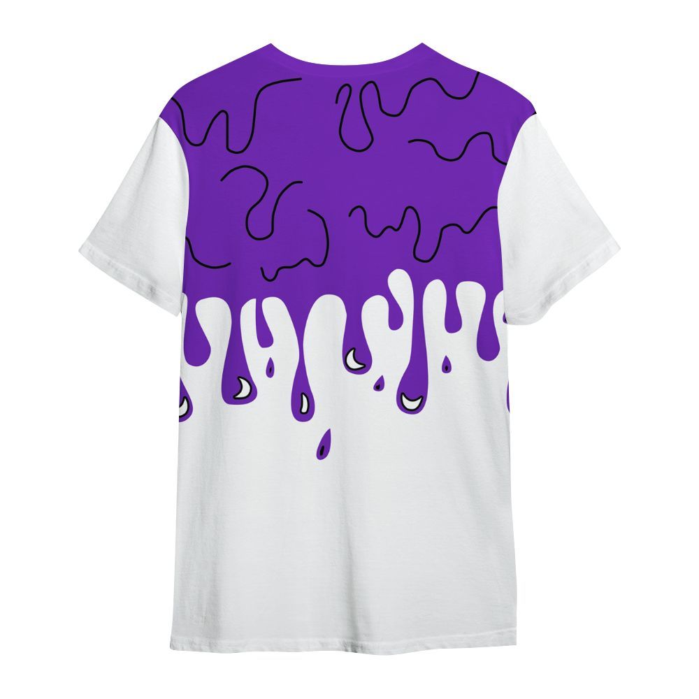 Shirt To Match Retro Dark Iris 3s - Snake Trust No One Drip All Over Print