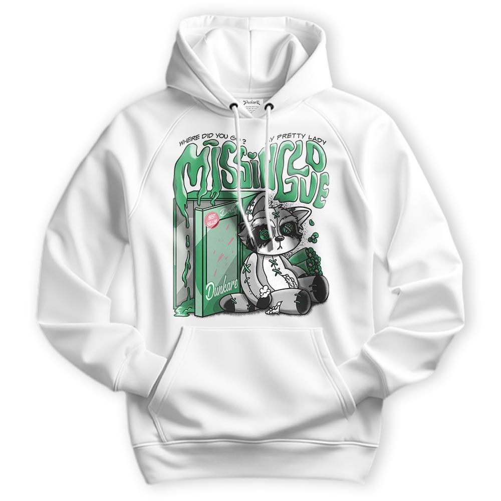Sweatshirt To Match Hoodie Missing Love Raccoon, 3 Green Glow, To Match Sneaker Black Green Glow 3s DNY
