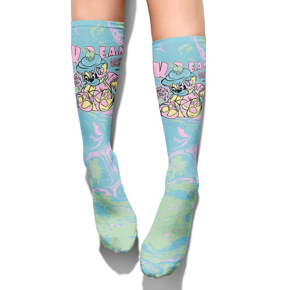 Sock To Match SB Dunk Low Visty - Loot Bear Liquid