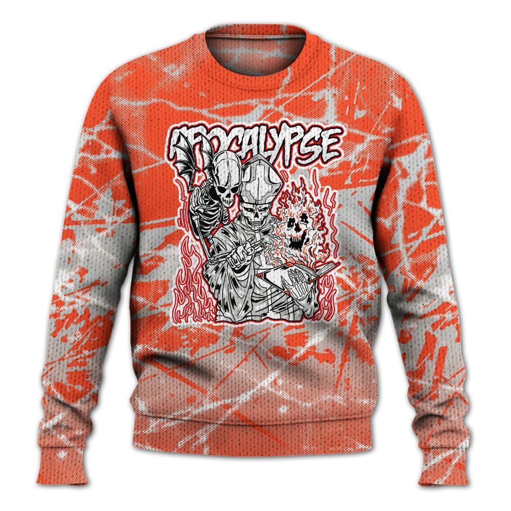 Knitted Sweater To Match Air Max 1 86 Cosmic Clay - Apocalypse Skeleton Profound