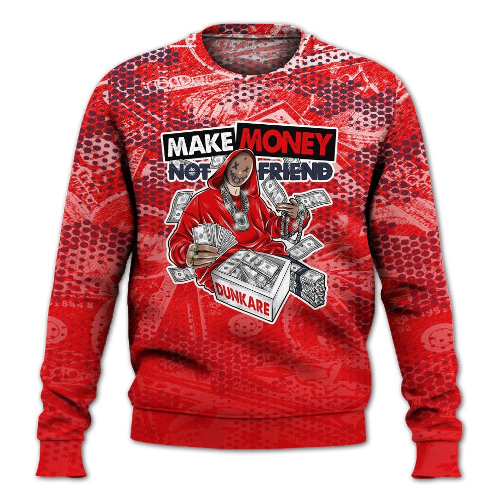 Sweatshirt To Match Low OG Howard Bison 1s - Make Moneys Unique All Over Print