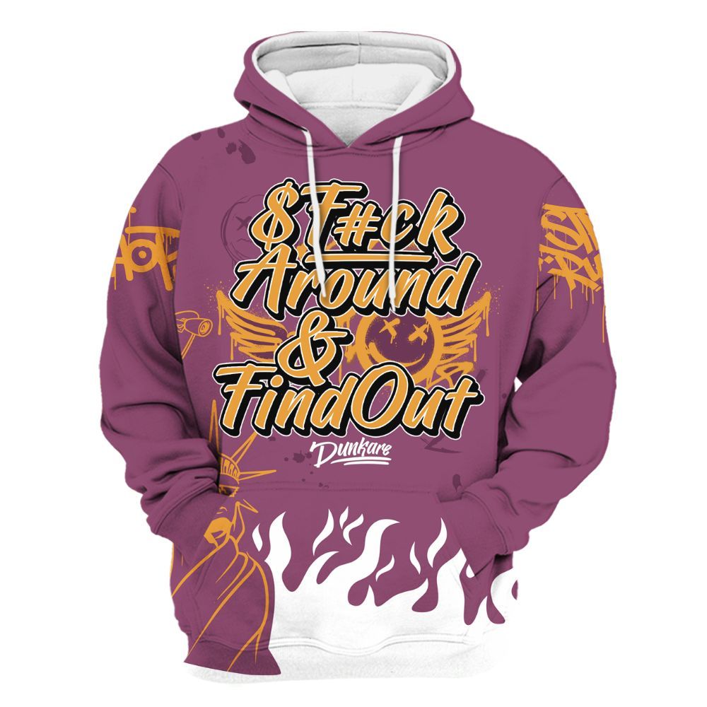 Hoodie To Match High OG Brotherhood 1s - Graphic Fck Around Find Out All Over Print