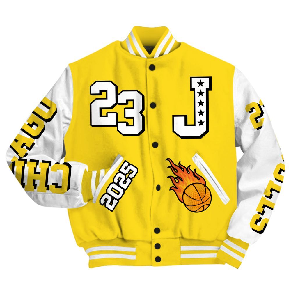 Varsity Jacket To Match Retro Thunder 4s - Chicago 23 Basketball All Over Print