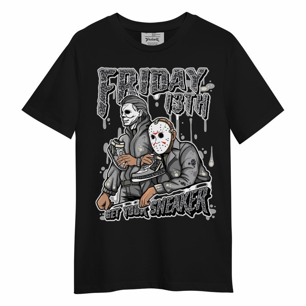 Shirt To Match Cement Grey 3s - Friday Halloween Sneakers Graphic Unisex Shirt