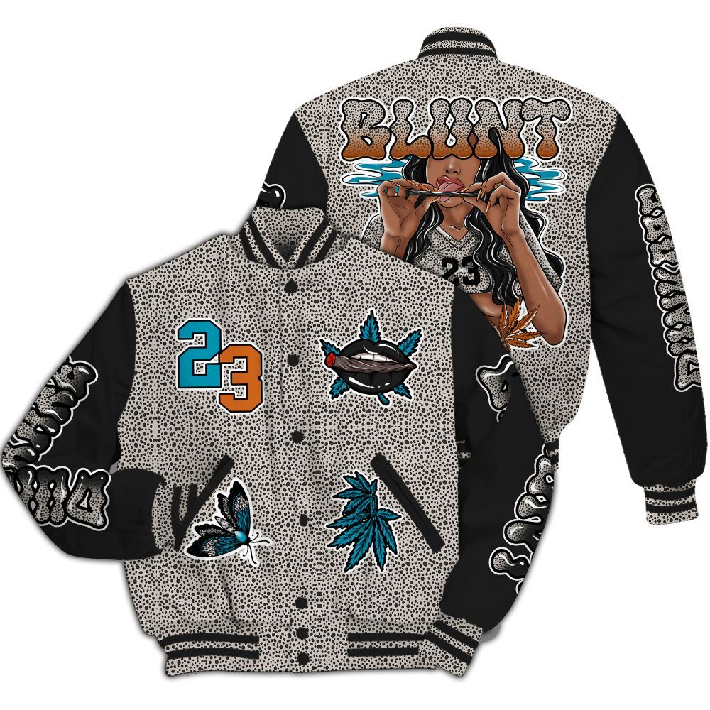 Varsity Jacket To Match SB Dunk Low Safari Olympic - Bluntz Unique All Over Print