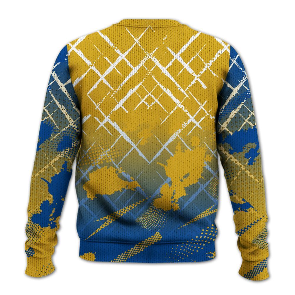 Knitted Sweater To Match High Laney 1s - Halftone Stand Business Dripping