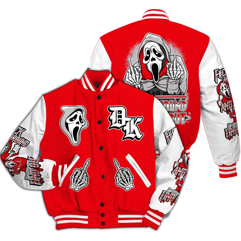 Varsity Jacket To Match Air Max 1 Low Poly - F#CK And Find Out Graphic All Over Print