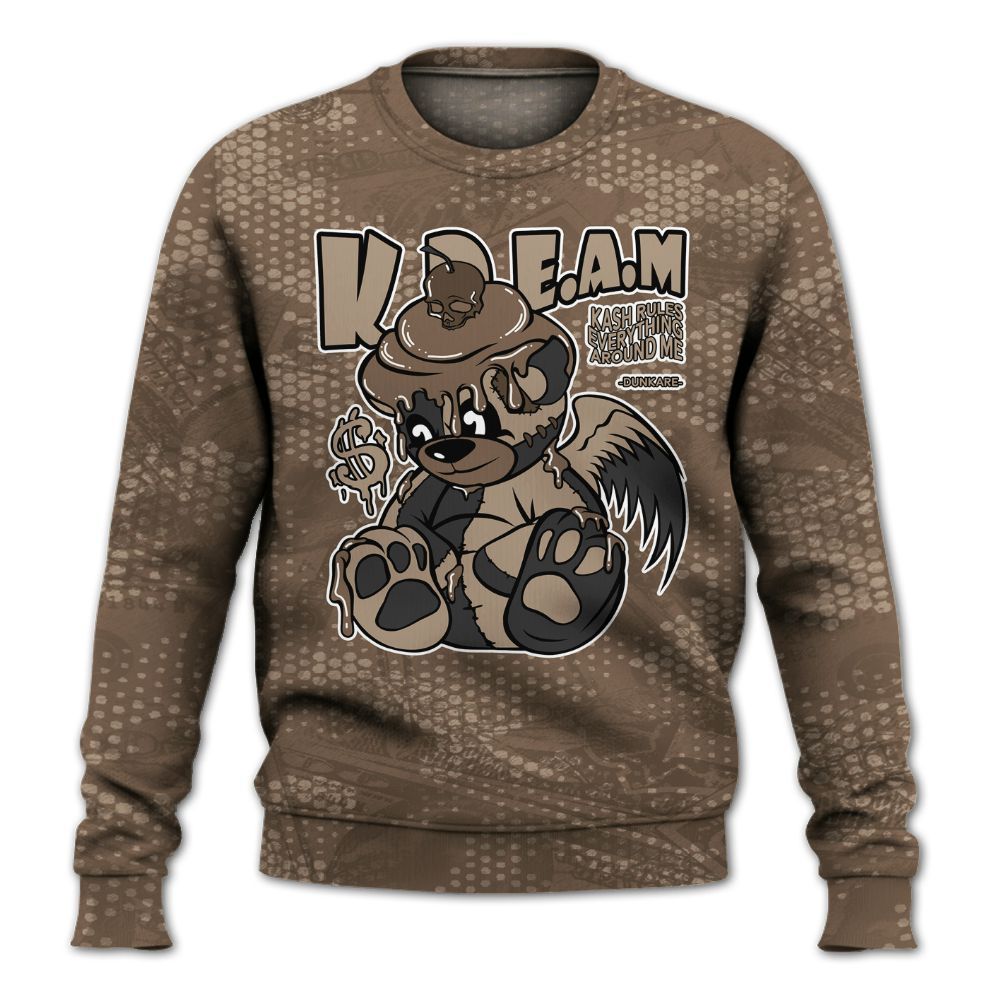 Sweatshirt To Match Dark Mocha Jack - Loot Bear All Over Print