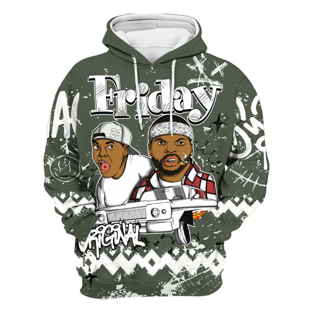 Hoodie To Match Air Force 1 Low Year Of The Snake Shirt, Friday Sneaker Crayon All Over Print